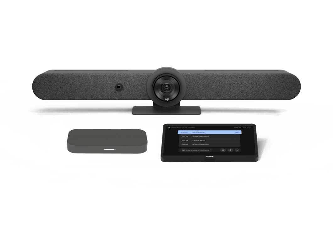 Logitech Medium-kameroplossing met rallybar voor Google Meet