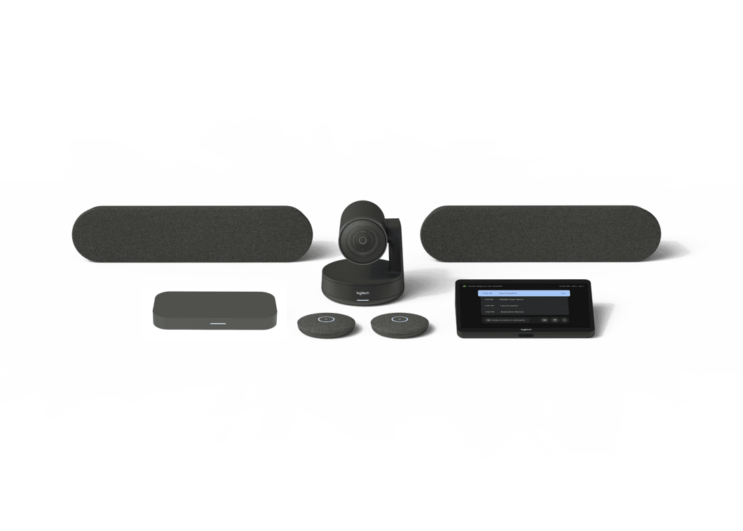 Logitech-oplossing voor grote ruimten met Rally Plus voor Google Meet