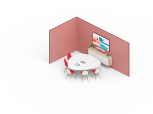 Solución Logitech para salas pequeñas con Rally Bar Mini para Google Meet